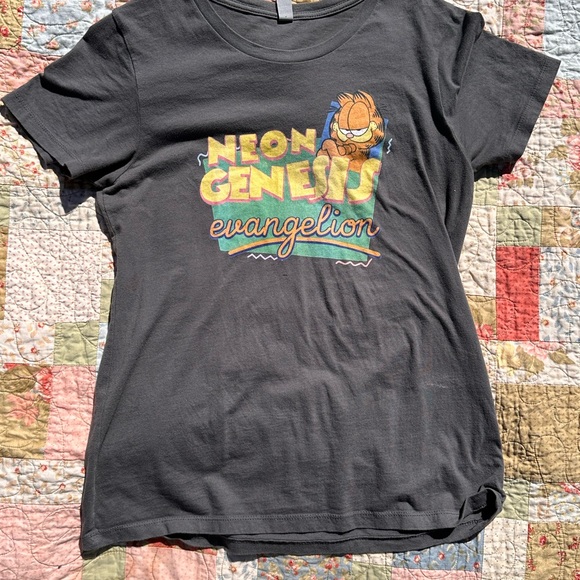 Garfield x Neon Genesis Evangelion graphic tee - Picture 2 of 3